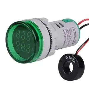 Digital round led volt ammeter 2