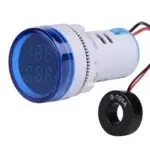 Digital round led volt ammeter 5