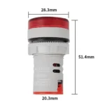 Kf h7167d18660bd4e829d0d5088308cdf534 round 22mm measuring range 0 99 hz digital display electricity hertz meter frequency meter indicator signal