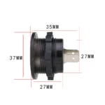Kf s6341a40f4b7146f88feb77169f3b39f4e dc 12v led digital voltmeter general motors motorcycle boat panel voltmeter monitor meter display auto parts