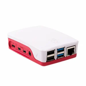 Raspberry pi 4 plastic case red white 12