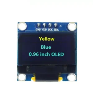 0.96 Yellow Blue Oled Display Ssd1306 I2c 5